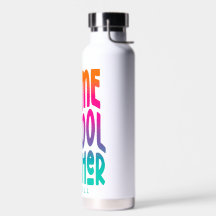 Homeschool Teacher Colourful Ombre Text