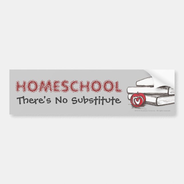 Homeschooling | Bumper Sticker | Customisable (Front)