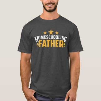 Homeschooling Father Daddy Dad Homeschool retro T-Shirt