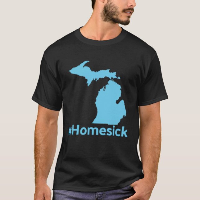 Homesick for Michigan T-Shirt (Front)