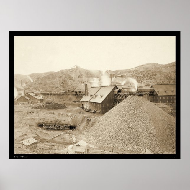 Homestake Gold in Lead City SD 1899 Poster (Front)