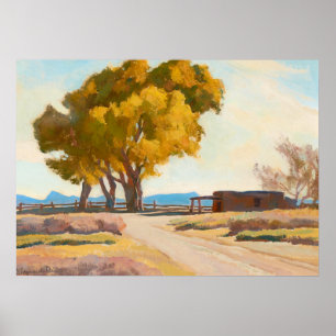 Homestead by Maynard Dixon Poster