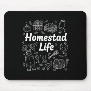Homestead Life Farm Mum Rn Rustic Mum Mouse Pad