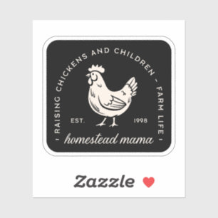 Homestead mum raising chickens and children funny