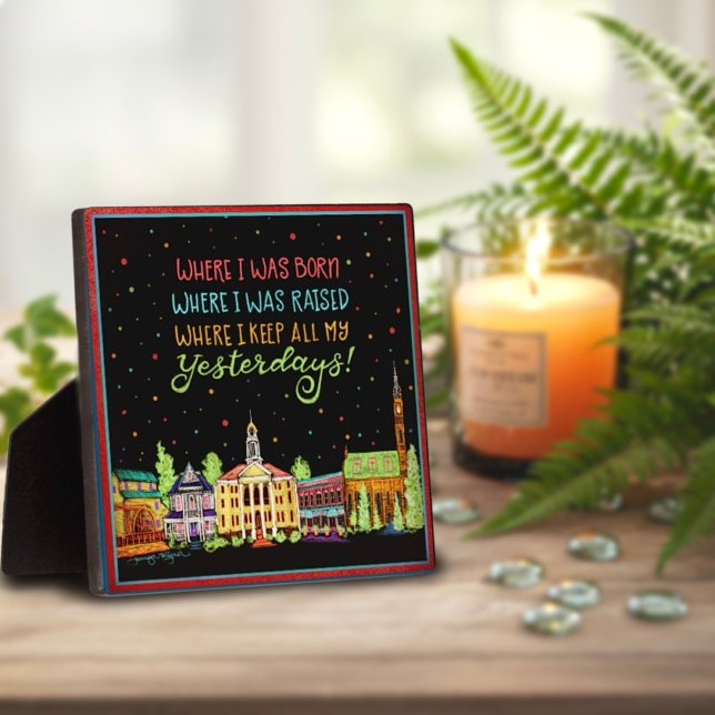 Hometown Born and Raised Inspirivity Plaque (Creator Uploaded)