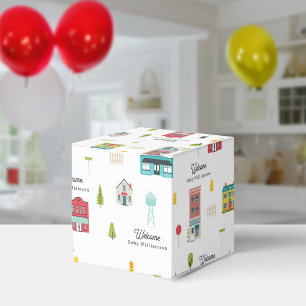Hometown Neighborhood Baby Shower Favour Box