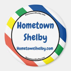 Hometown Shelby Fun Colours Magnet
