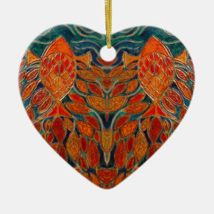 "Homeward" (painting) Ceramic Ornament