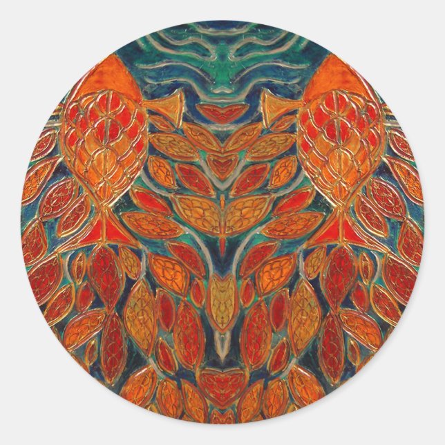 homeward (painting) sticker (Front)