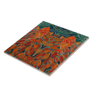 "Homeward" (painting) Tile