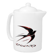 Homeward Swallow Bird Dynamic Red and Black