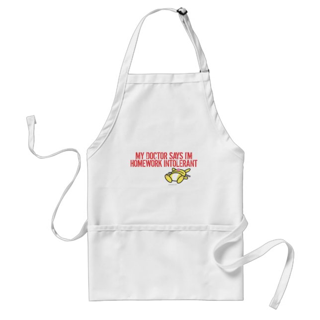 Homework Intollerant Standard Apron (Front)