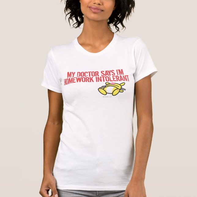 Homework Intollerant T-Shirt (Front)