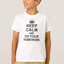 Homework t shirt