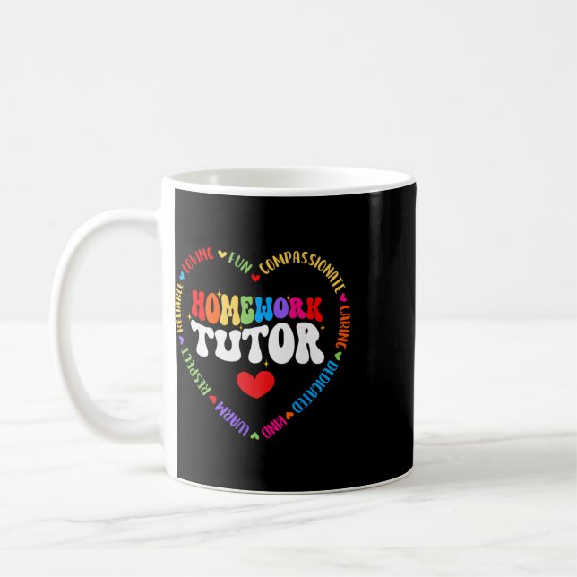 Homework Tutor Study Support Teacher Ck To School  Coffee Mug (Left)