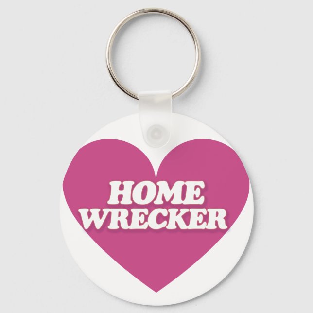 Homewrecker Heart Key Ring (Front)