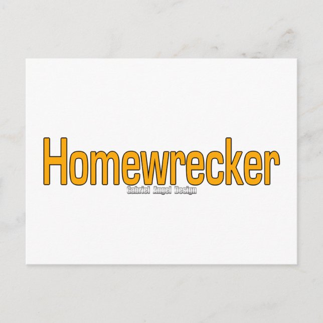 Homewrecker Postcard (Front)