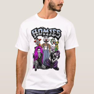 Homies 90s Nostalgia Cholo Clowns T-Shirt