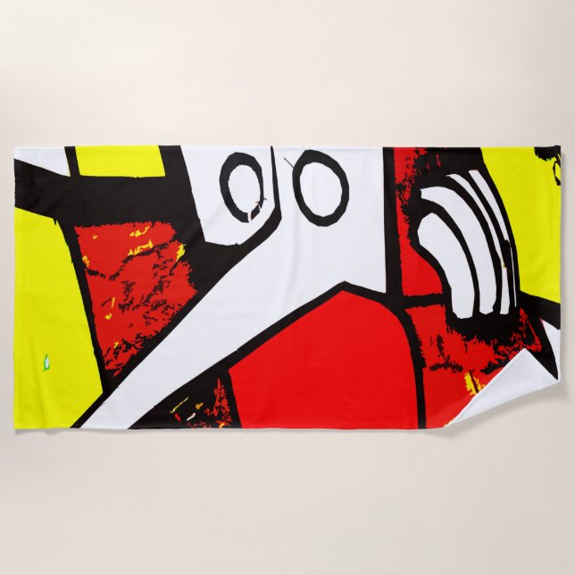 Hominid Beach Towel (Front)