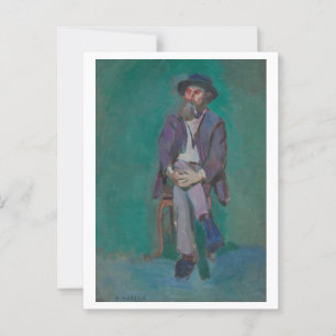 Homme assis (1900) postcard