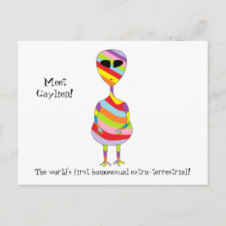 Homo-Alienus Postcard