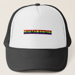 Homo Estas Spanish Mexican Gay Pride LGBTQ Month  Trucker Hat