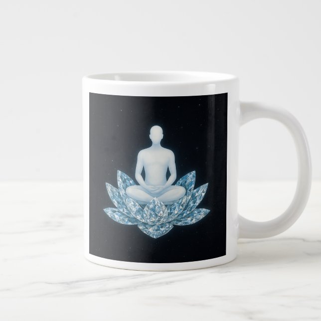 Homo Luminous The Next Human Evolution Jumbo Mug (Right)