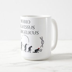 Homo Regressus Evangelicus – Funny Anti-MAGA Card Coffee Mug