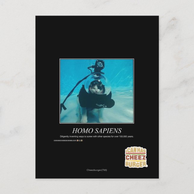 Homo Sapiens Postcard (Front)