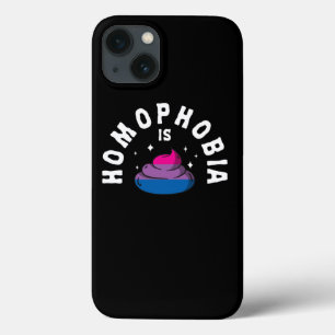 Homophobia Is Poop LGBT Funny Bi Pride iPhone 13 Case