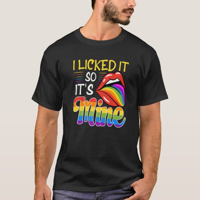 Homosexual Lgbtq Colourful Pride Rainbow Lgbt T-Shirt (Front)