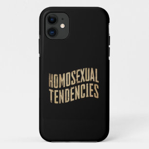 Homosexual Tendencies Gay Lesbian Pride LGBTQ iPhone 11 Case
