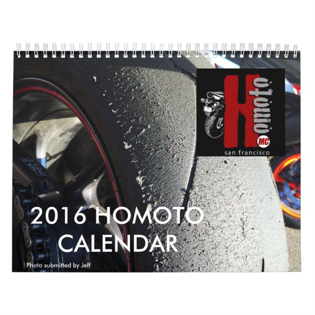 Homoto 2016 Calendar (Cover)