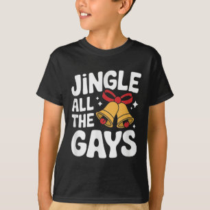 Homoual Christmas Pun Funny Gay Lgbt Xmas T-Shirt