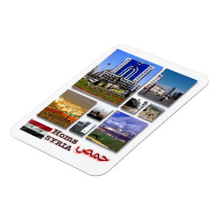 Homs - Syria - Mosaic - Magnet