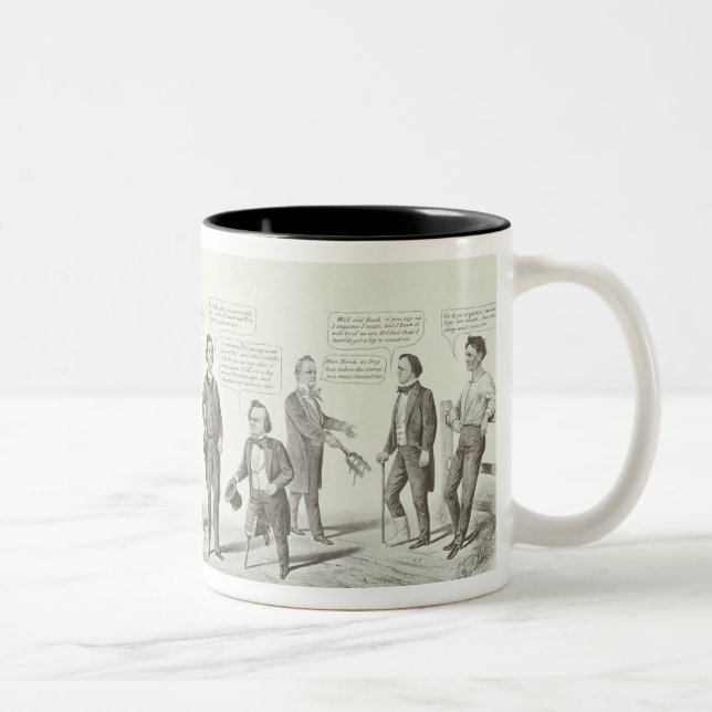 Hon. Abraham Lincoln Two-Tone Coffee Mug (Right)