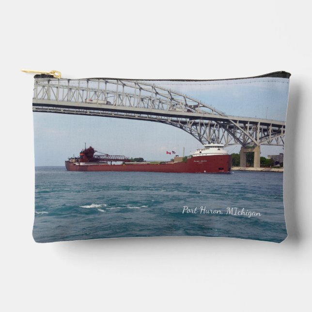 Hon James L. Oberstar double sided zipper bag (Front)