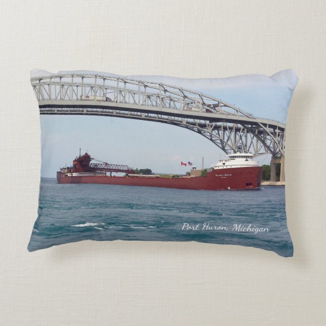 Hon James L. Oberstar PH accent pillow (Back)