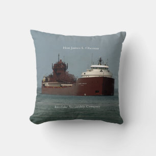 Hon James L. Oberstar square pilow Cushion