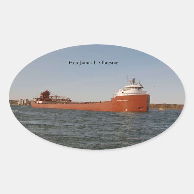 Hon James L. Oberstar sticker (Front)