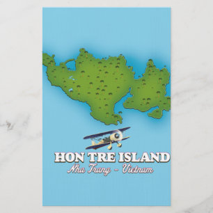 hon tre Island Vietnam Stationery