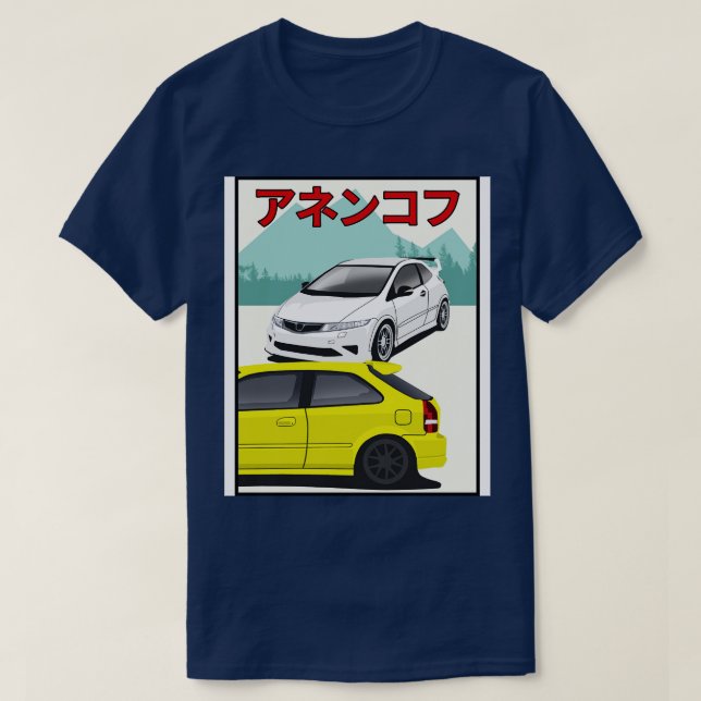 Honda Civic 2 T-Shirt (Design Front)