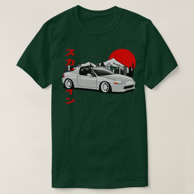 Honda Civic Del Sol JDM Style T-Shirt (Design Front)