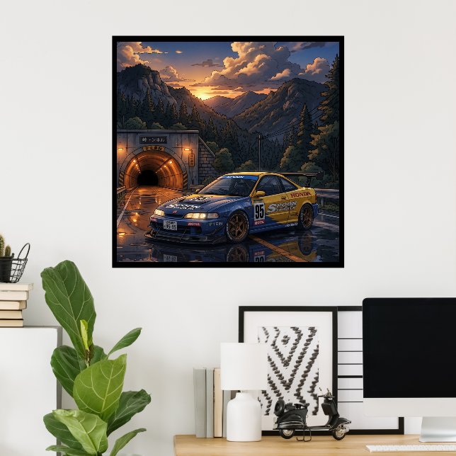 Honda Integra Type R JTCC Poster (Home Office)