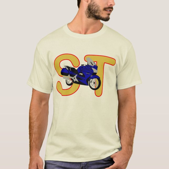 Honda ST1300 Blue T-Shirt (Front)