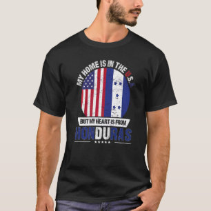 Honduran American Patriot Heart Is From Honduras G T-Shirt