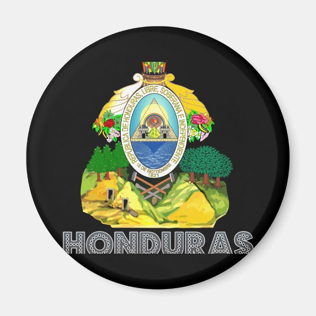 Honduran Emblem Magnet (Front)