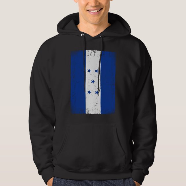 Honduran Flag Honduras Hoodie (Front)