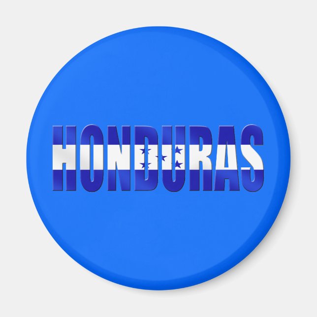 Honduran flag of honduras logo emblem gifts magnet (Front)