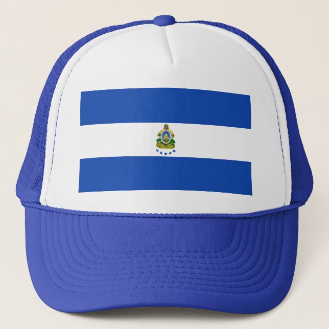 Honduran flag trucker hat (Front)